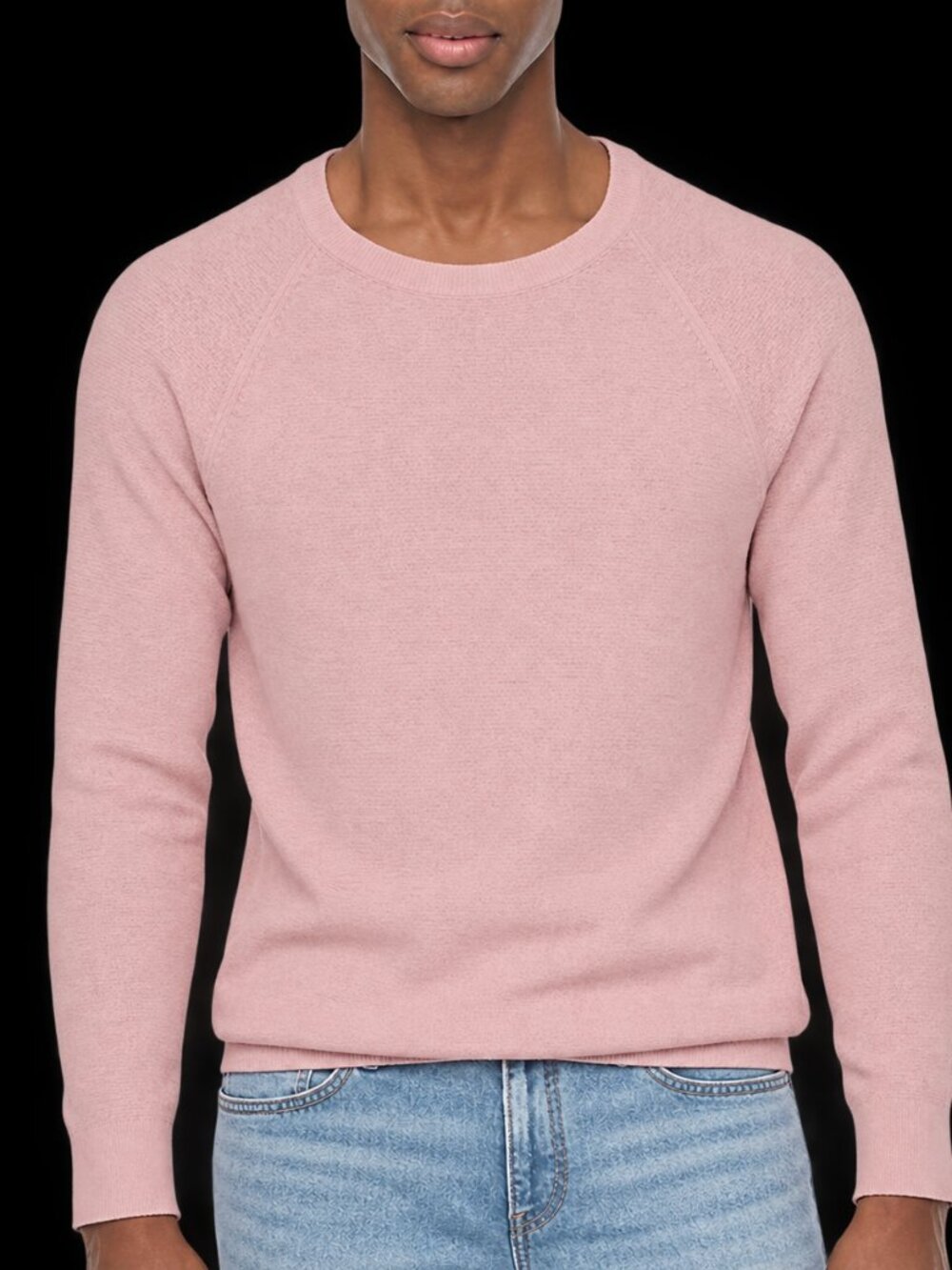 J.Crew Factory Iced Quartz Cotton Seed-Stitch Crewneck Sweater 70% off Retail